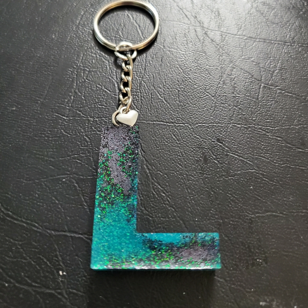 Handmade resin keychain